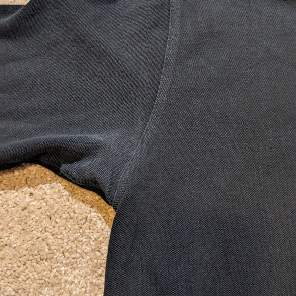 Fred Perry Black Yellow Stripe Twin Tip Short Sleeve Polo Shirt - Picture 8 of 8